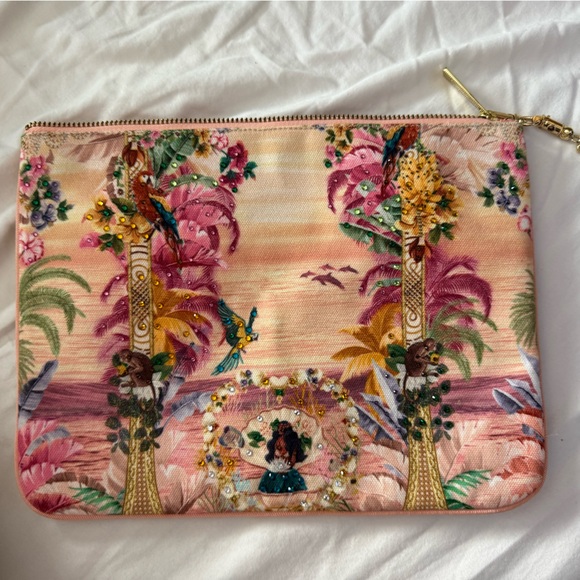 Camilla Multicolor Tropical Clutch - Picture 2 of 5